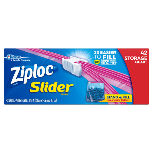 Ziploc Slider Storage Qt 42