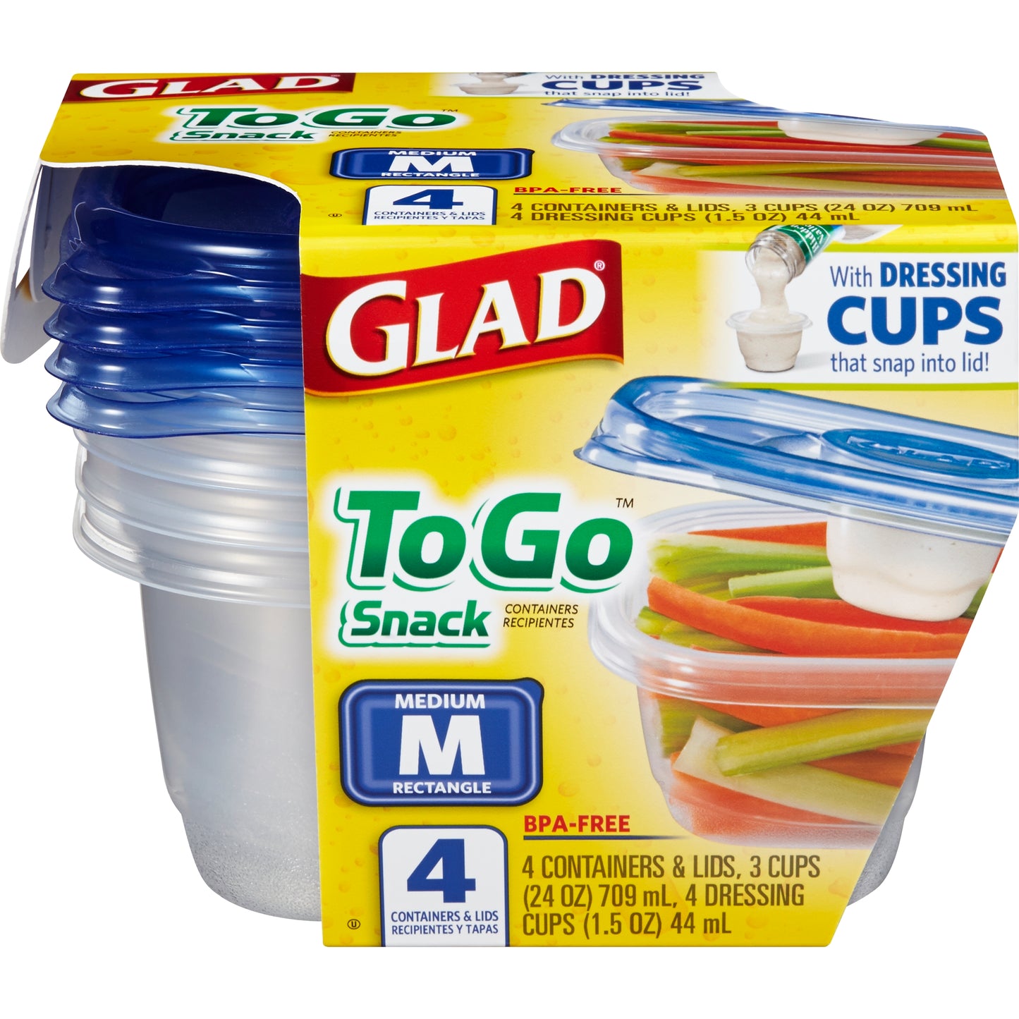 Glad To Go 4pk 24oz