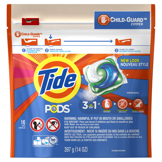 Tide pods original 16pc bag