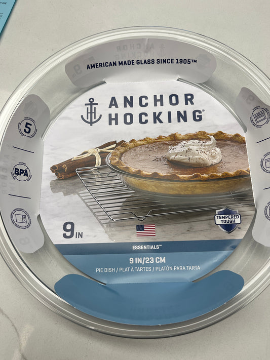 Anchor Hocking 9 inch glass pie pen