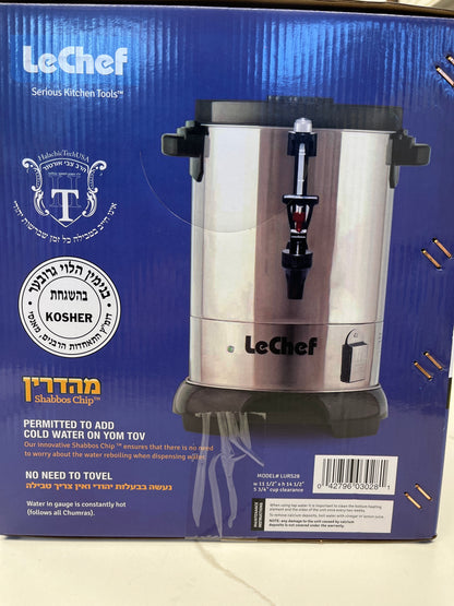 28 cups Le Chef Water Urn