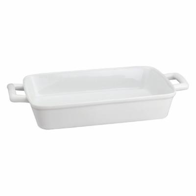 HIC Kitchen Lasagna Pan with Handles, White