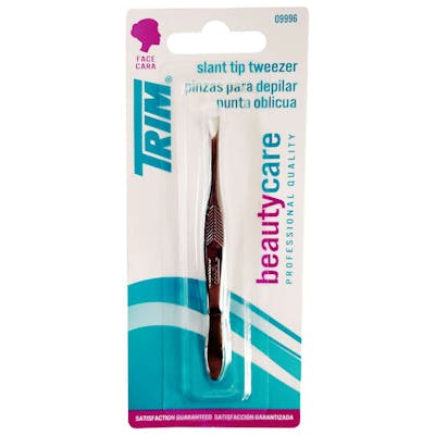 Slant tip tweezer