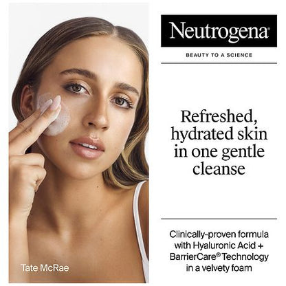 Neutrogena Hydro Boost Hydrating Gel Face Wash, Normal to Dry Skin, 12.0 fl oz