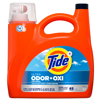 Tide Ultra liquid HE Odor+Oxi 65 Loads