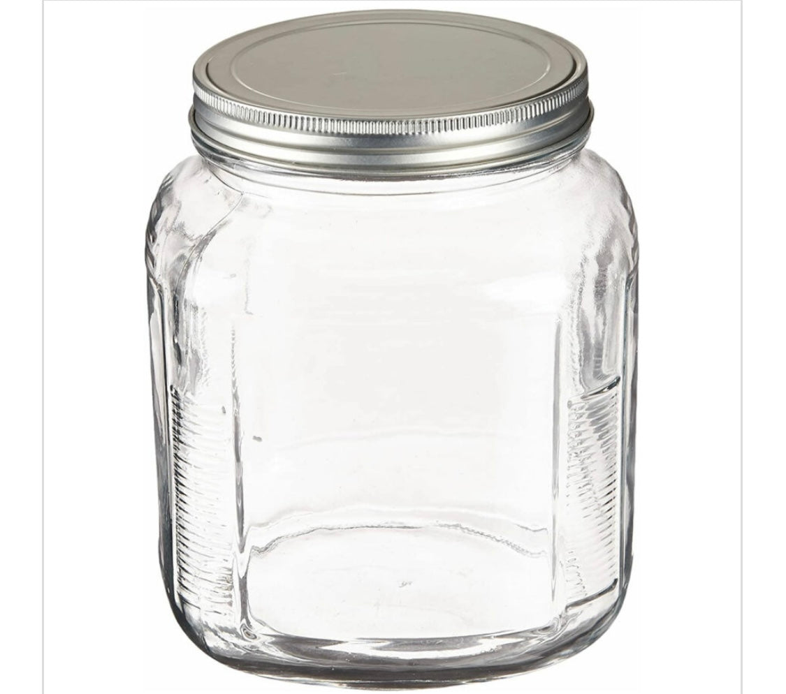 Anchor hocking 64oz glass jar