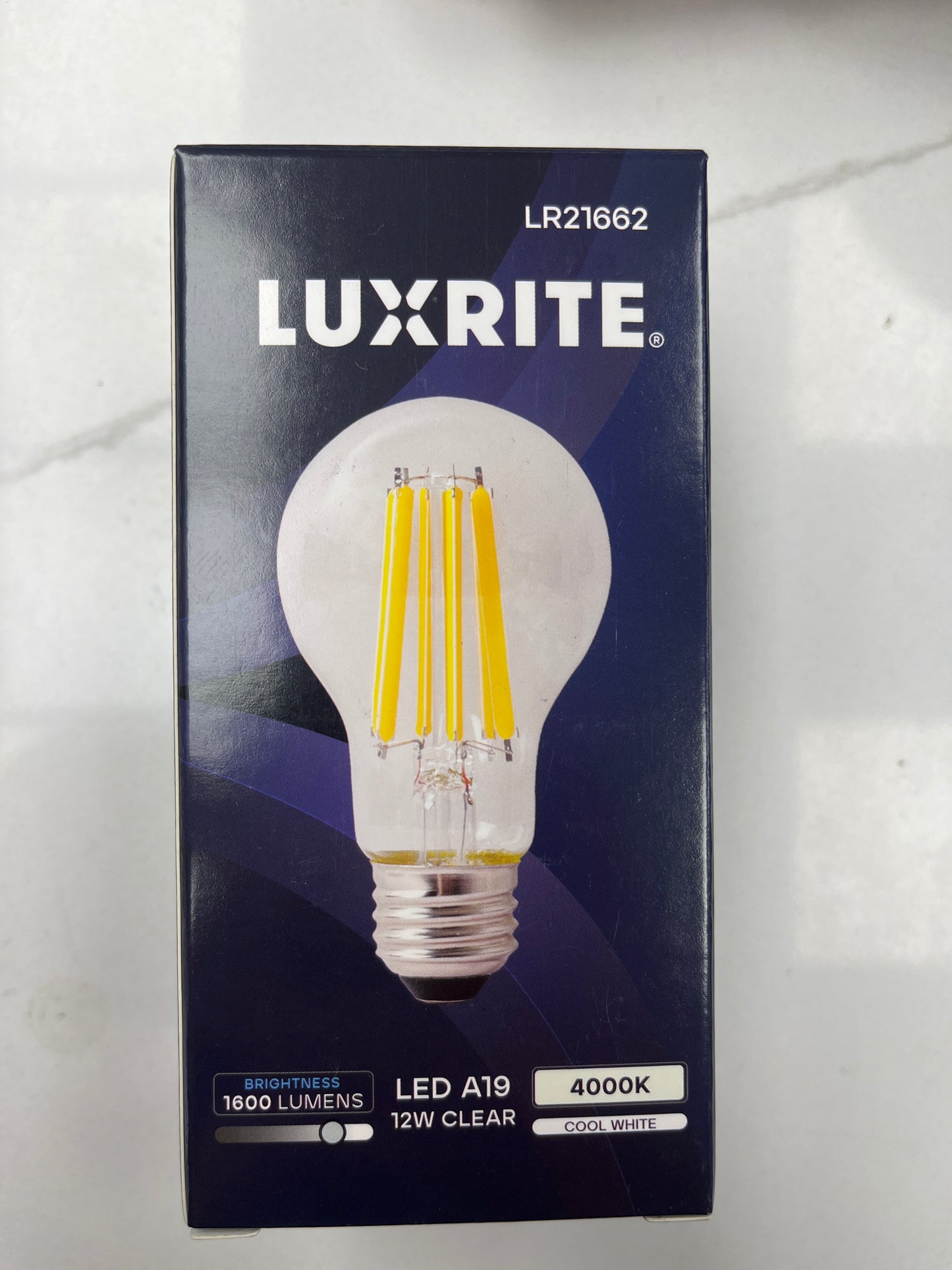 A19 clear LED Bulb 4000K