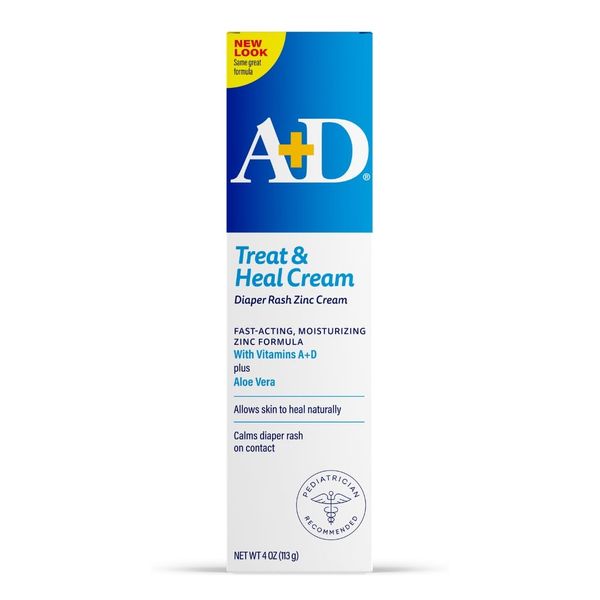 A+D A&D Zinc Oxide Diaper Cream, 4.oz