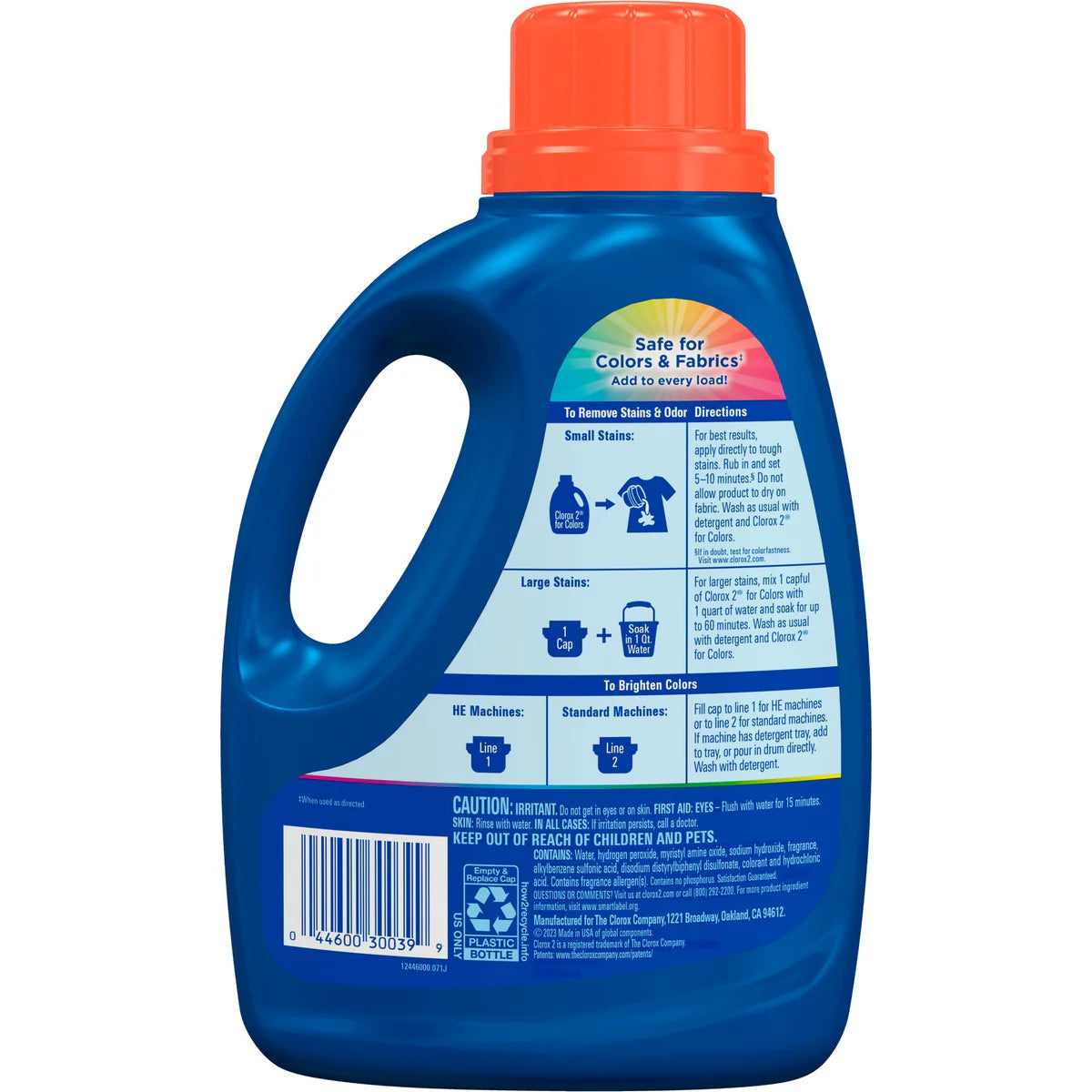 Clorox 2 for Colors Stain Remover and Laundry Additive - Bleach Free - Original - 66oz