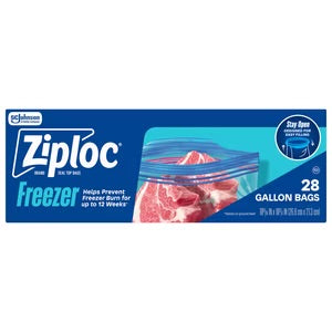 Ziploc Gallon Freezer Bags with New Grip 'n Seal Technology
