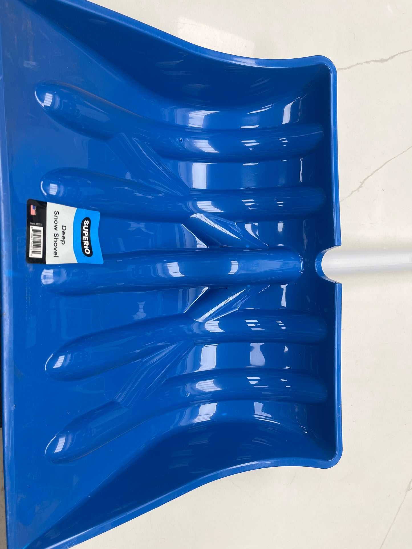 Deep Blue Shoval White Handle