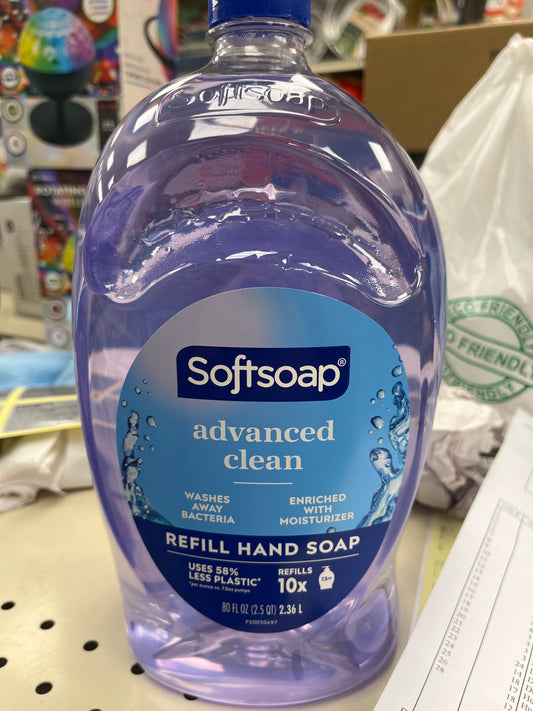 Softsoap Advanced Clean 80oz big