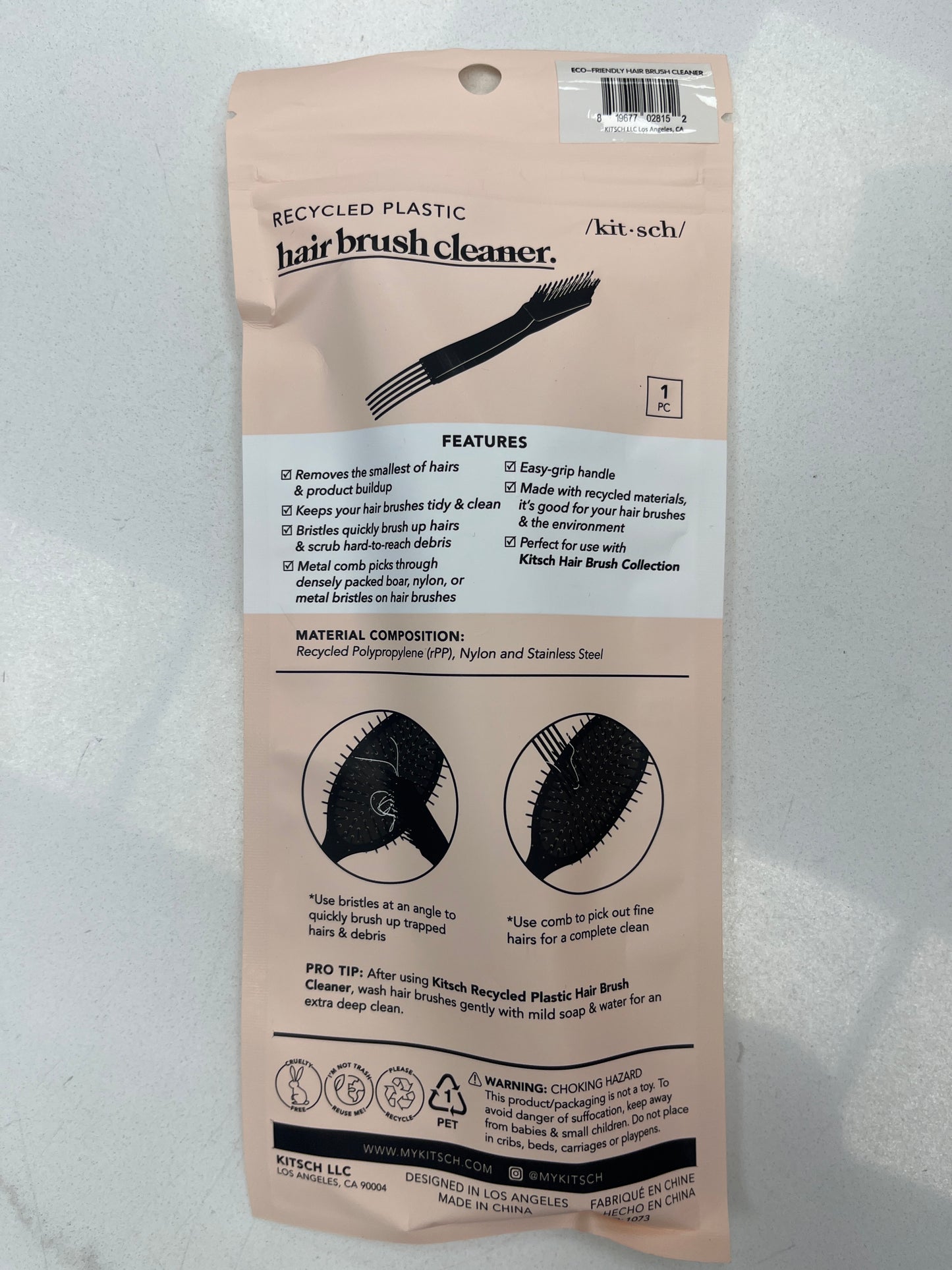 Kit.sch hair, hairbrush cleaner