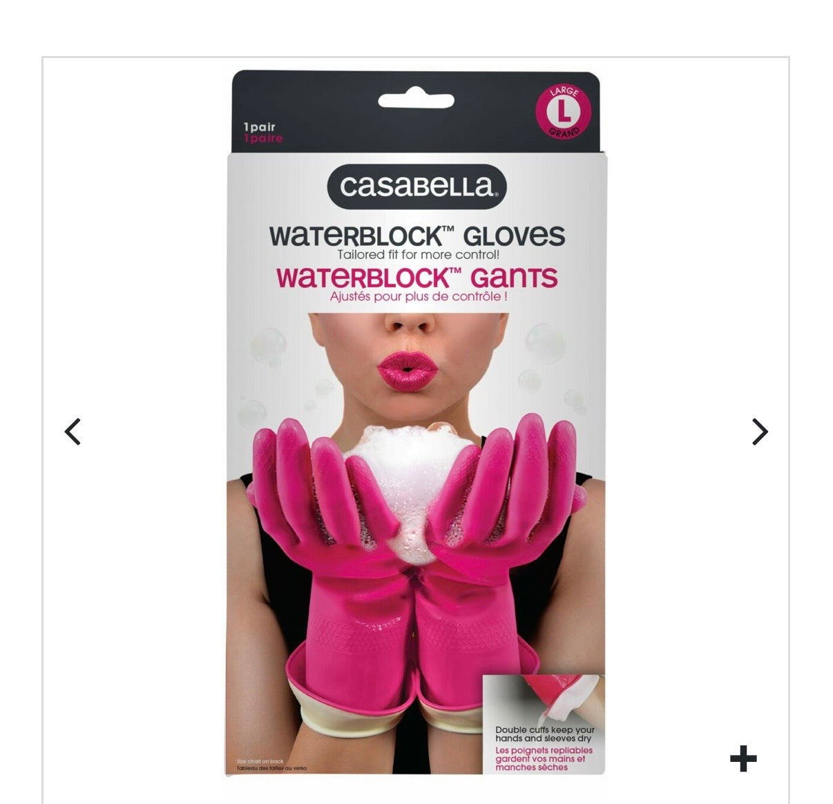 Casabella Gloves Size Large 1 pair
