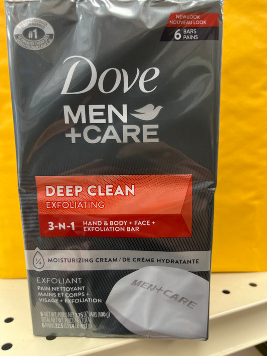 Dove Men + Care Deep Clean 6pk