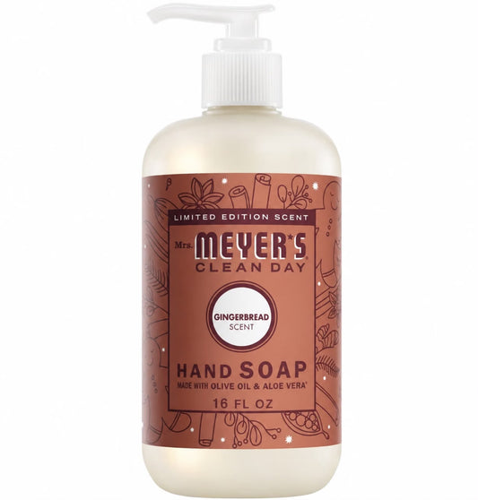 Mrs Meyers Hand Soap Gingerbread 16oz