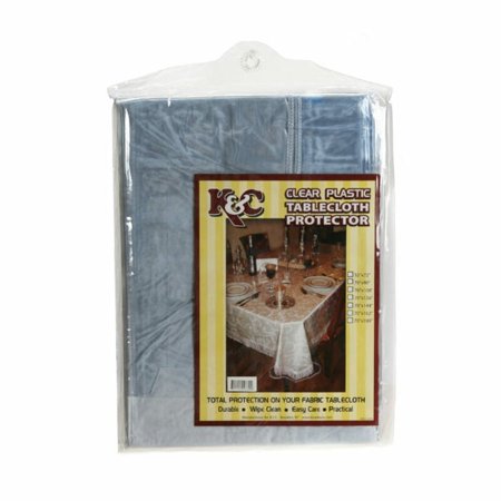 70 x 126 clear tablecloth protector