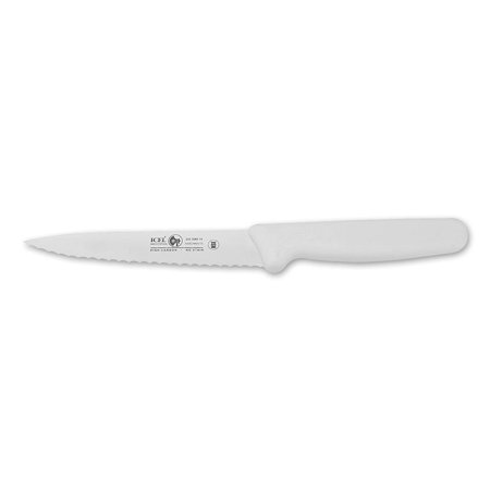 White serrated knife L