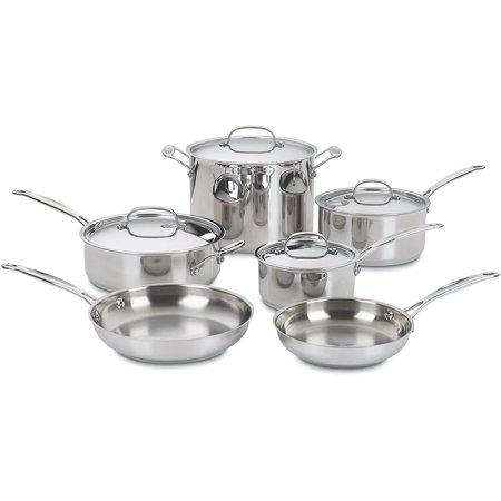 Cuisinart stainless steel pot set 10 piece