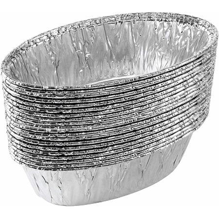 Oval S – Challah Aluminum Pans (5 Count)