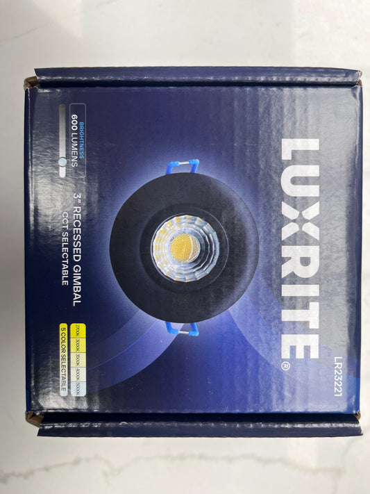 Luxrite 23221 3 inch recessed gimbal