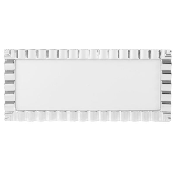Party Tray White/Silver
