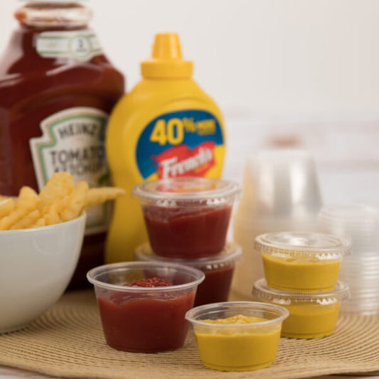 2oz Portion Cups w/ Lids (25 Count)