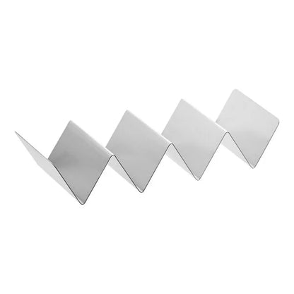 Choice Stainless Steel Taco Holder with 3 or 4 Compartments