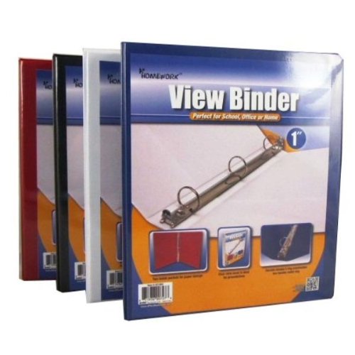 1" View Binder 2 Pck 10x11.5"
