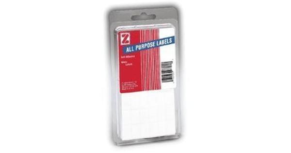 1/2"x1.3/4" White Labbels 250