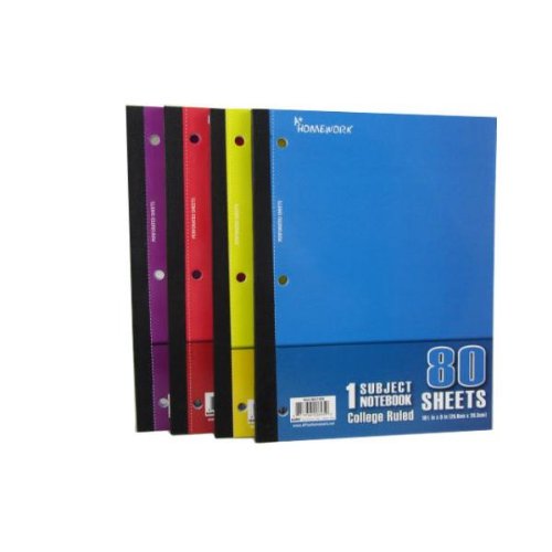 1 Subject Notebook College Ruled