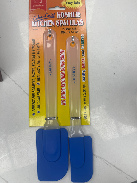 Kosher Spatulas blue