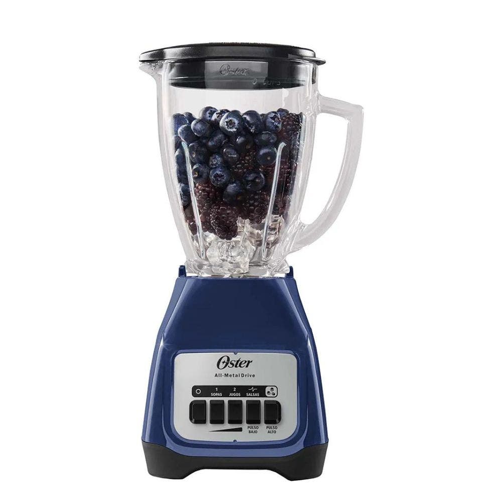Oster BLSTKAG-LPB 2 Speed Blender with Pulse Function and 1.5L Glass Jar 8000W - Blue