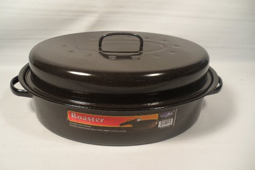 Enamel coated roaster 17”
