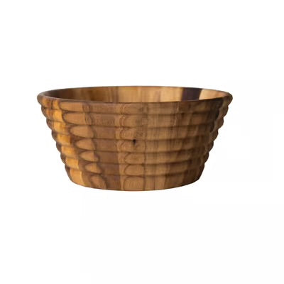 ACACIA BEEHIVE SALAD BOWL