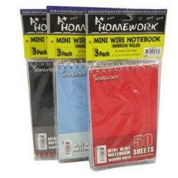 Mini Wire Notebook 50 Sheets