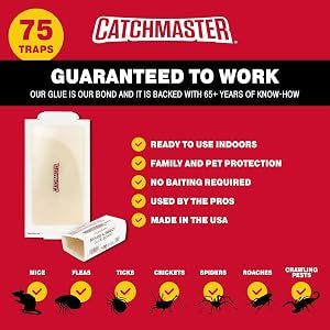 Catchmaster Compact Sticky Mouse & Insect Trap