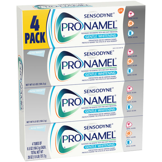Sensodyne ProNamel toothpaste, 4 pack