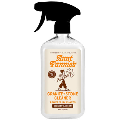 AUNT FANNIES granite plus stone cleaner, bright lemon ￼￼
