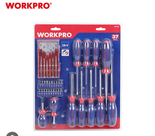 Workpro 37 piece tool set