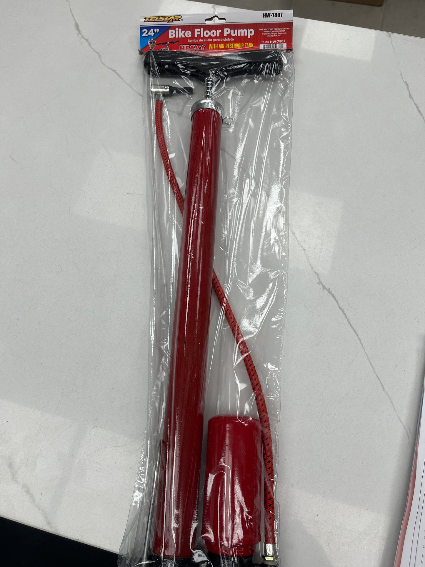 Bike floor pump