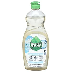 Seventh Generation Dish Liquid Soap Free & Clear liquid soap Dishwashing Soap Dish Soap for sensitive skin 19 oz