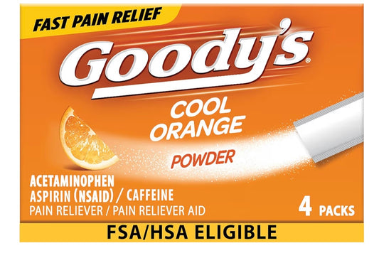 Goody's Extra Strength Headache Powder, Cool Orange Flavor, Dissolve Packs, 4 Individual Packets
Amazon's Choice