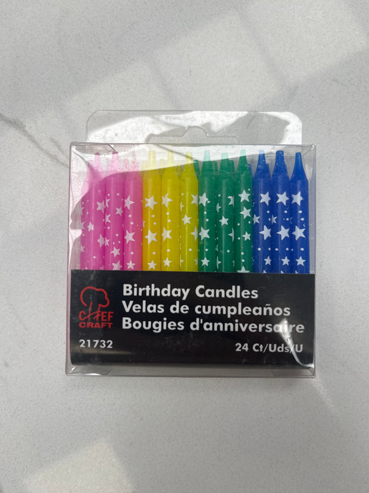 Star Birthday Candles