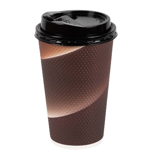 16oz Textured Hot Cups Combo (32 Count)