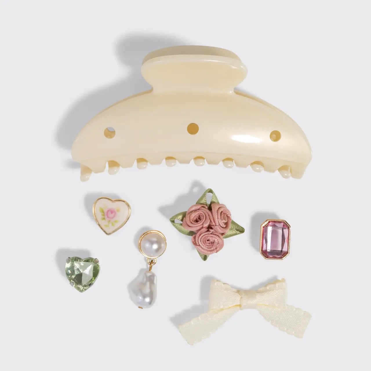 Kit.sch/ customizable 7 piece claw clip set ￼