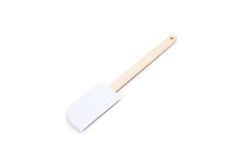 Wood handle spatula