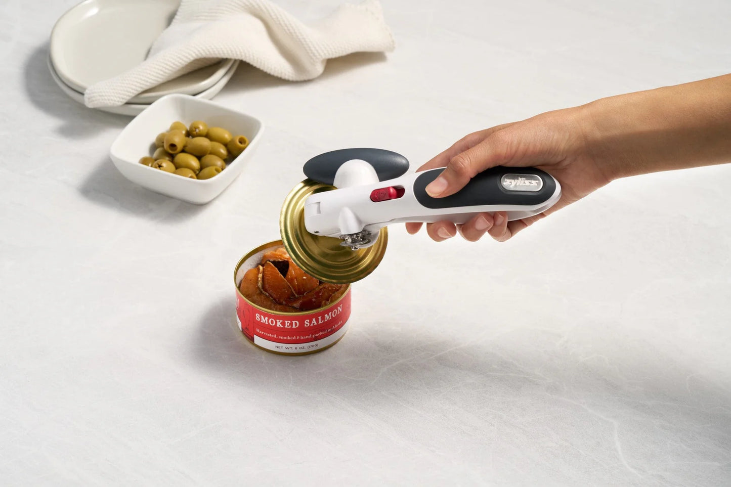 zyliss lock lift can opener gray