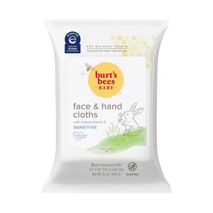 Sensitive Baby Face & Hand Cloths With Aloe + Vitamin E