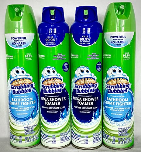 Scrubbing bubbles bathroom aerosol